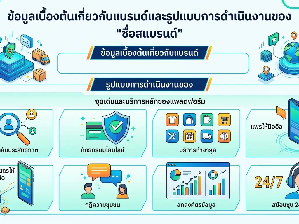 จุดเด่นและบริการหลักของแพลตฟอร์ม