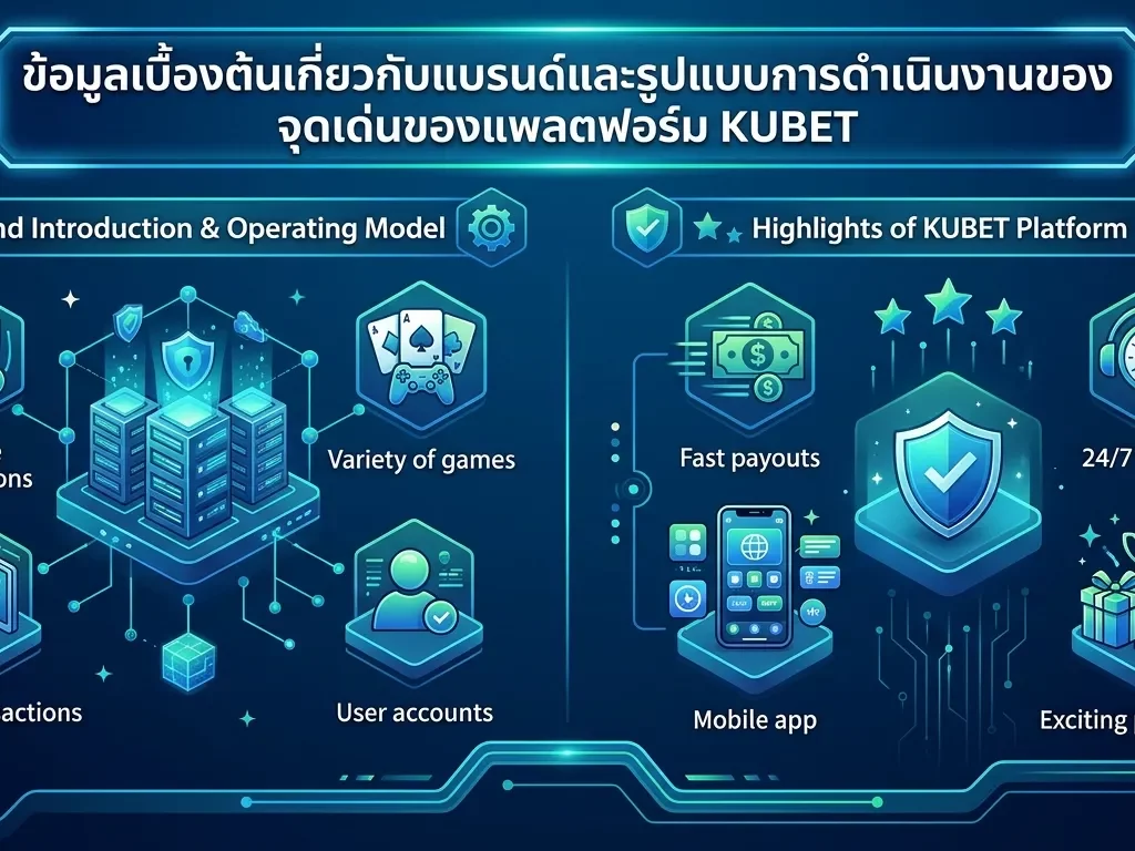 จุดเด่นของแพลตฟอร์ม KUBET
